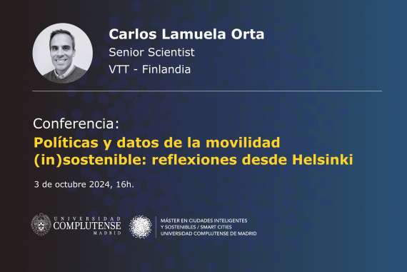 Conferencia de Carlos Lamuela | VTT, Finlandia